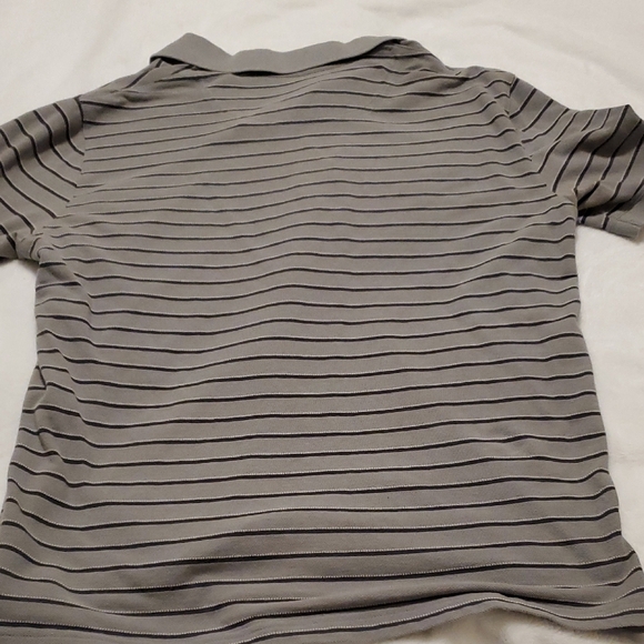 Axcess Men's Polo Shirt in Gray with Stripes - Picture 4 of 7